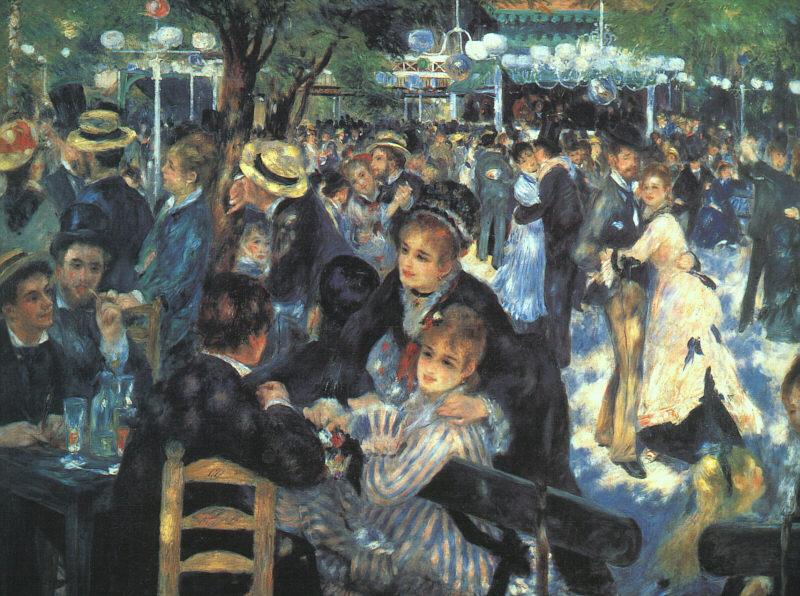 Pierre Renoir The Ball at the Moulin  de la Galette France oil painting art